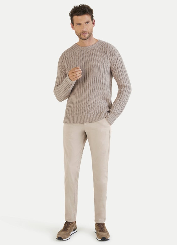 Coupe Slim Fit Pantalons Chino Slim Fit dusty taupe