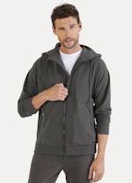 Regular Fit Jackets Hoodie - Jacket warm grey