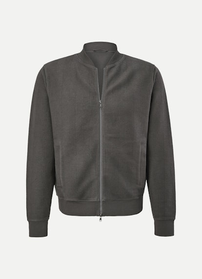Regular Fit Jacken Herringbone - Jacke warm grey