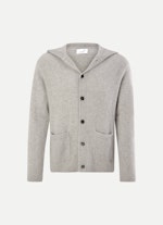 Coupe Casual Fit Maille Cardigan en cachemire dusty taupe mel.