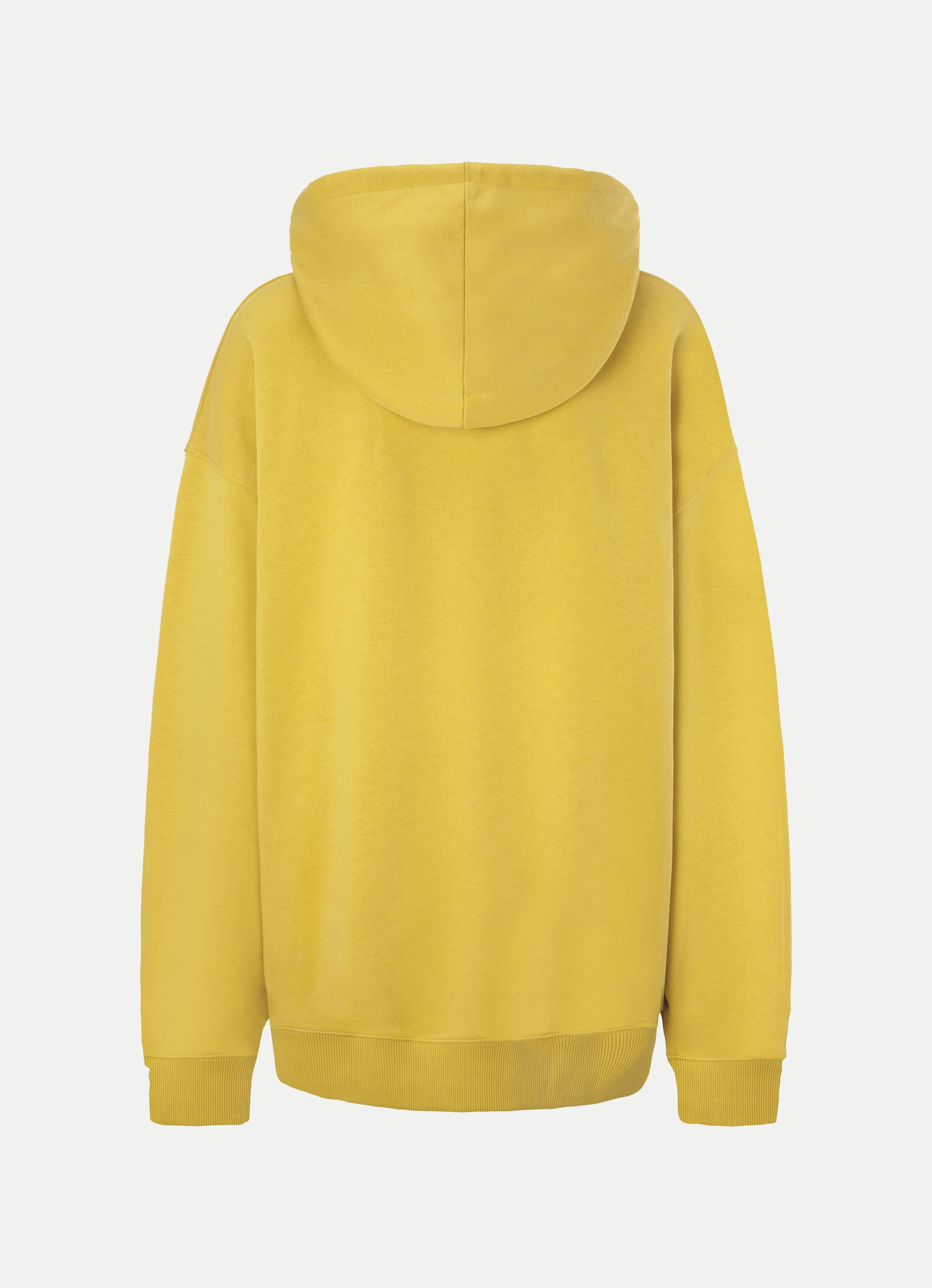 Sweat a capuche oversize Jaune Acheter Sweat shirts en ligne chez JUVIA