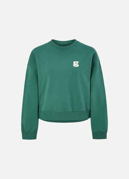 Onesize Sweatshirts Cropped Sweater emerald