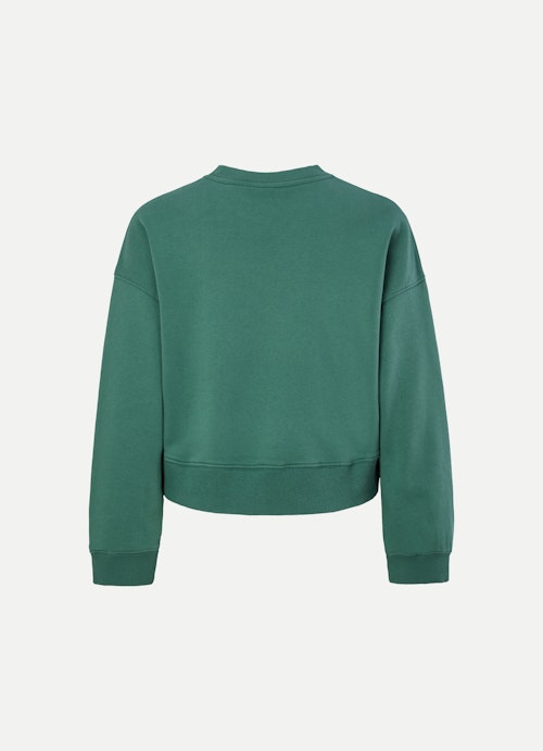 Taille unique Sweat-shirts Pull-over court emerald